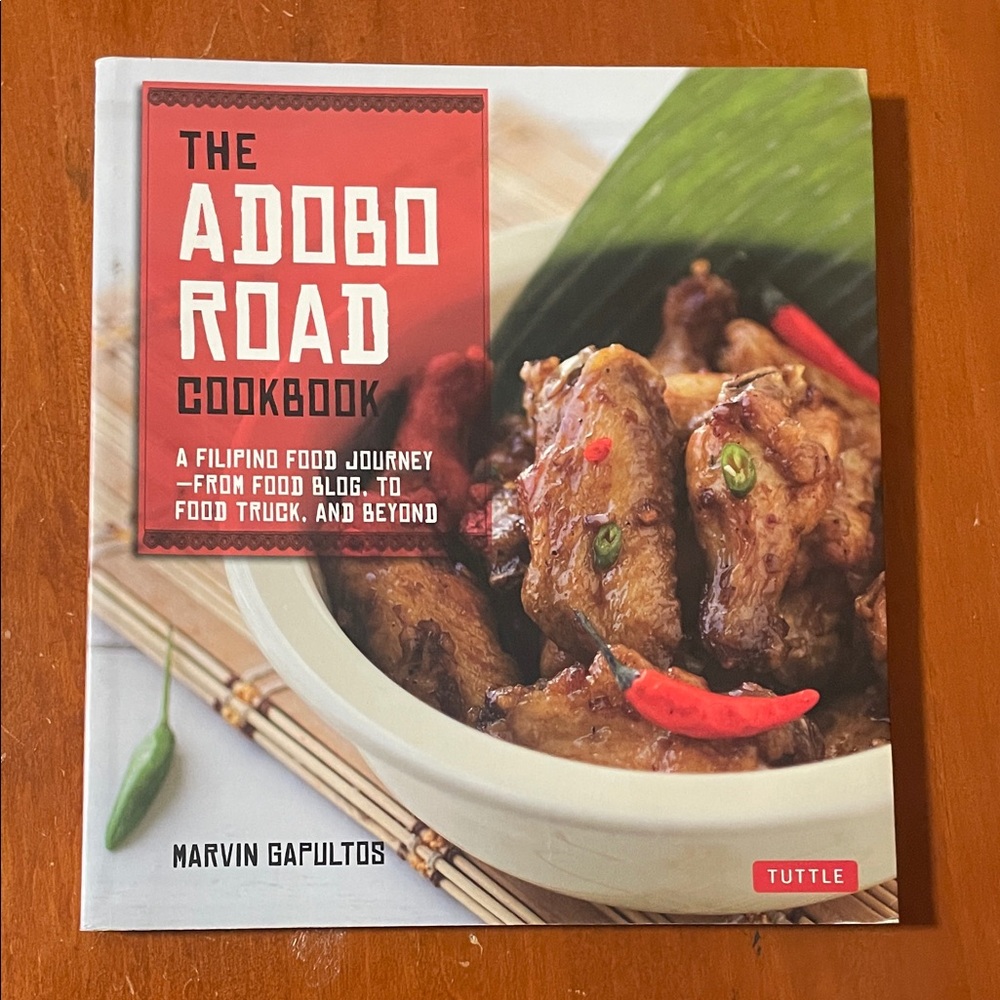 The Adobo Road Cookbook by Marvin Gapultos - Red Cover